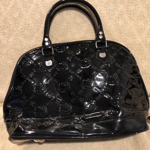 Black Hello Kitty Faux Leather Purse